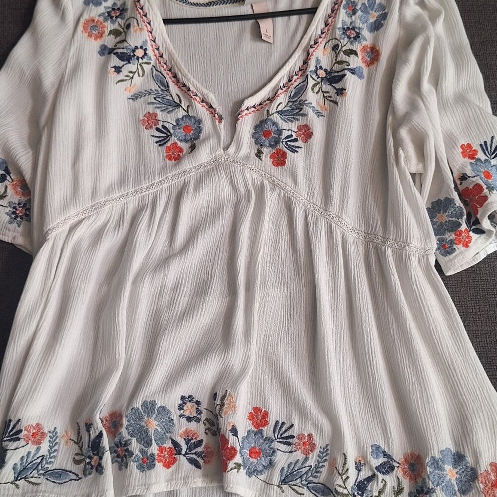 Knox rose floral shirt